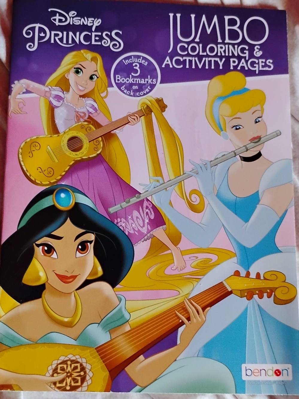 Disney Princesses Jumbo Coloring & Activity Pages - Pink/Purple